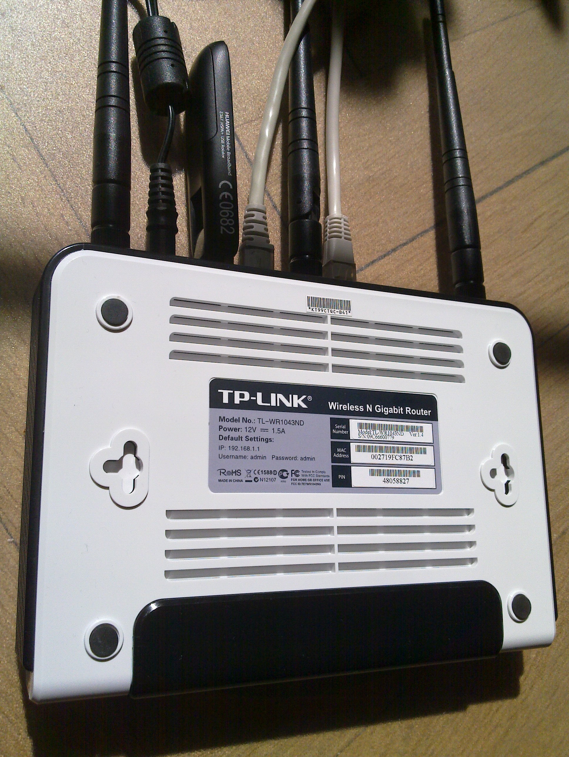 horisont Grape mikroskop OpenWRT with Huawei E367 and TP-Link TL-WR1043ND – Simon Josefsson's blog