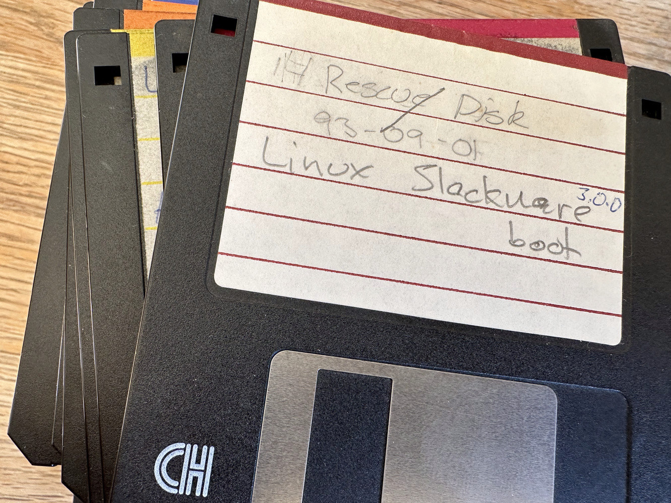 Slackware 3.5" disks